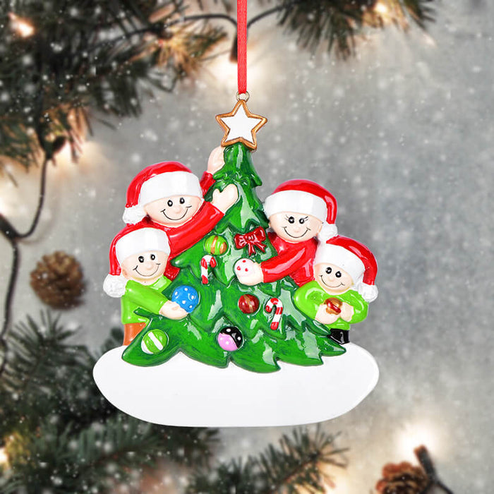 Christmas Tree Of Family Christmas Ornament 61552 - WholesaleOrnaments