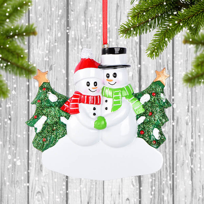 Couple Christmas Ornament61623 - WholesaleOrnaments