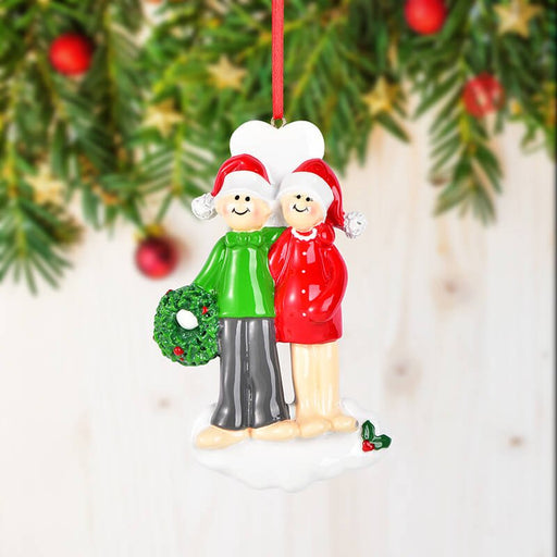 Couple's First Christmas Ornament, Custom Names 61628 - WholesaleOrnaments