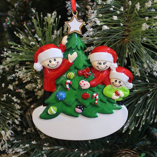 Family Christmas Ornament 61419 - WholesaleOrnaments