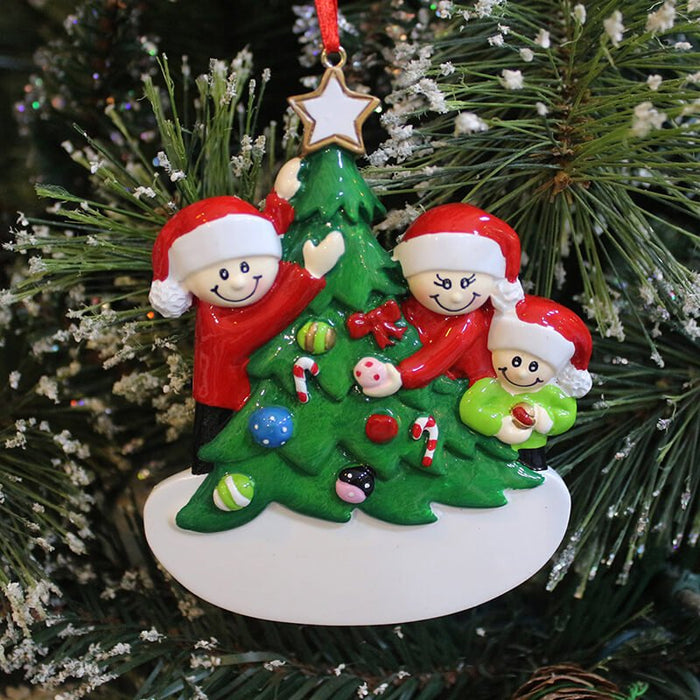 Family Christmas Ornament 61419 - WholesaleOrnaments