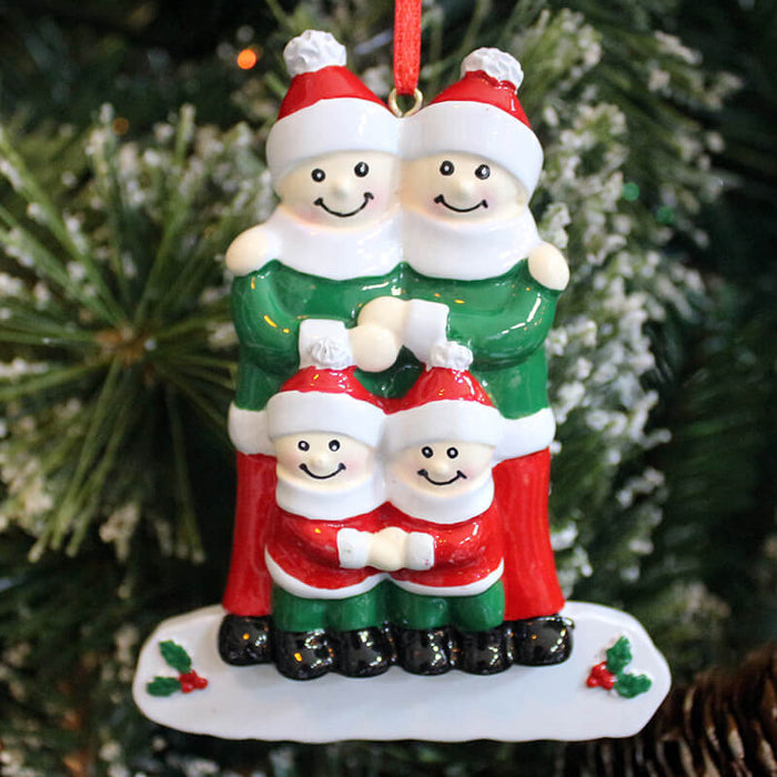 Family Christmas Ornament 61422 - WholesaleOrnaments