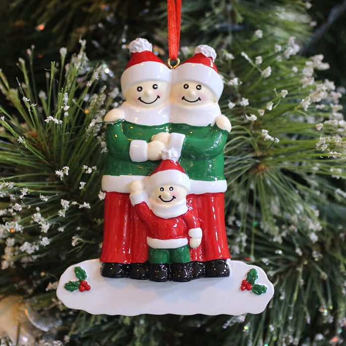 Family Christmas Ornament 61422 - WholesaleOrnaments