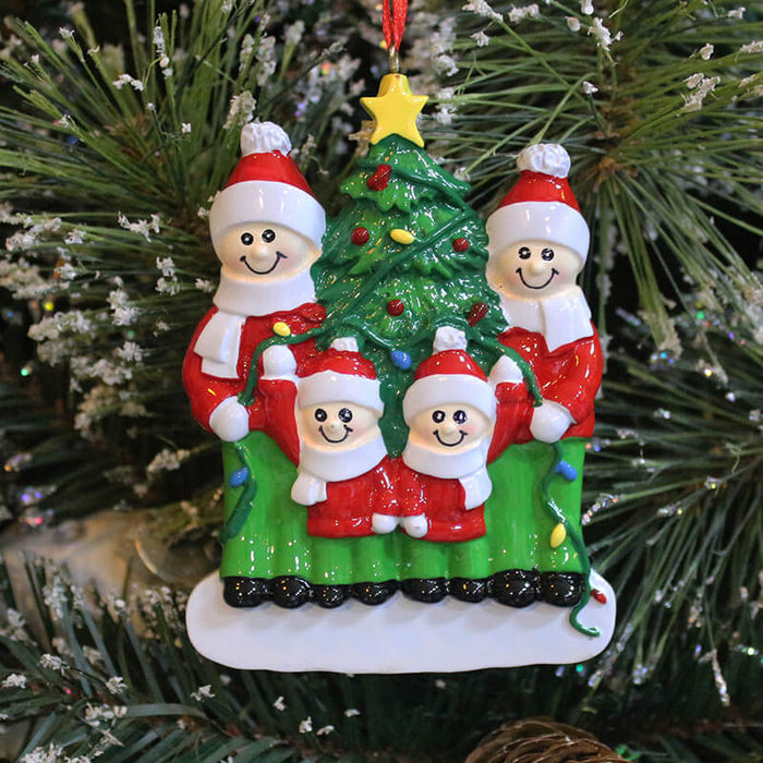 Family Christmas Ornament 61425 - WholesaleOrnaments