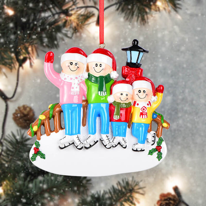 Family Christmas Ornament 61540 - WholesaleOrnaments