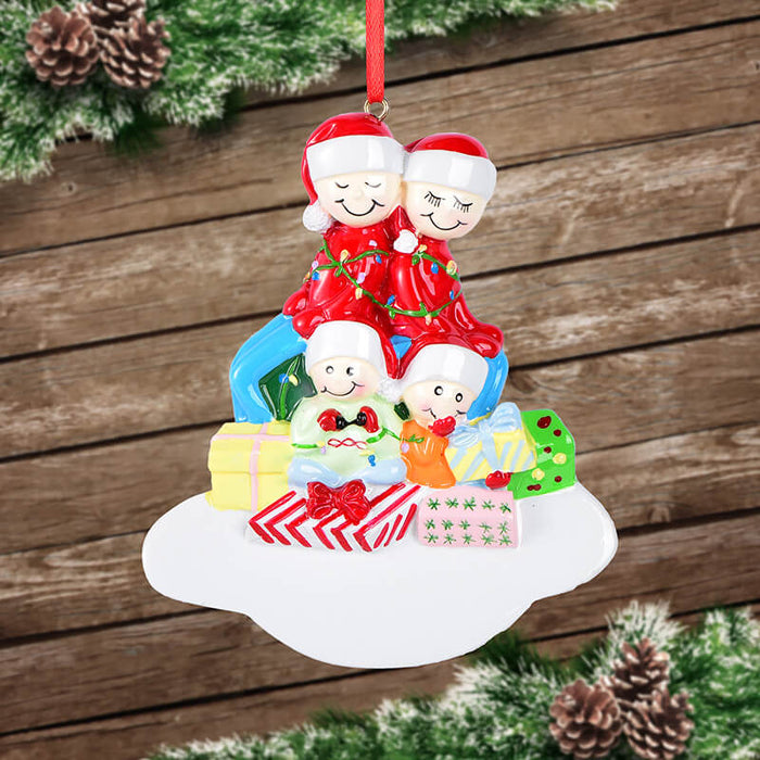 Family Christmas Ornament 61565 - WholesaleOrnaments