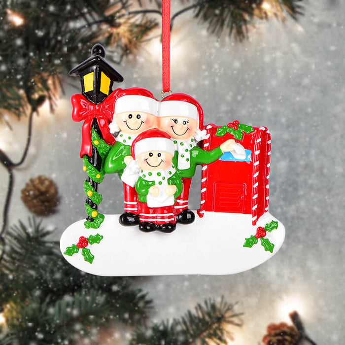 Family Christmas Ornament, Add Family Names 61673 - WholesaleOrnaments