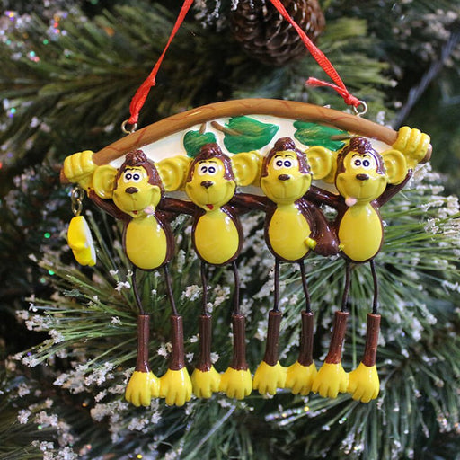 Family Christmas Ornament - Monkey Family 61453 - WholesaleOrnaments