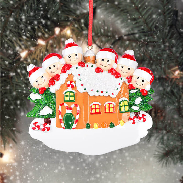 House Of Family Christmas Ornament 61546 - WholesaleOrnaments