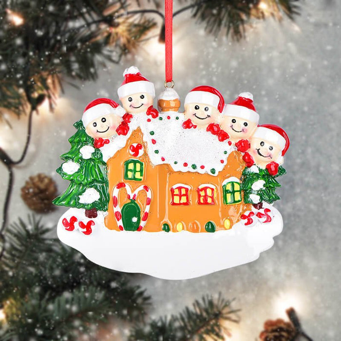 House Of Family Christmas Ornament 61546 - WholesaleOrnaments