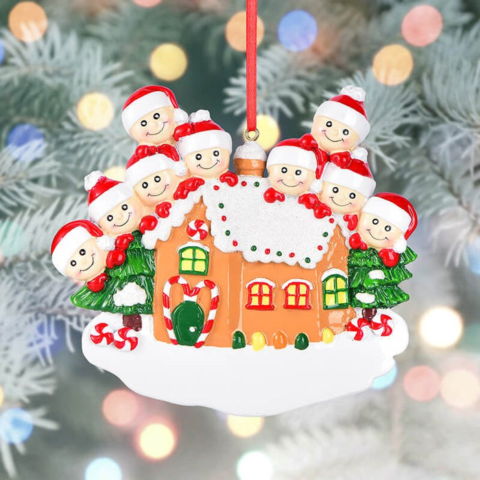 House Of Family Christmas Ornament 61546 - WholesaleOrnaments