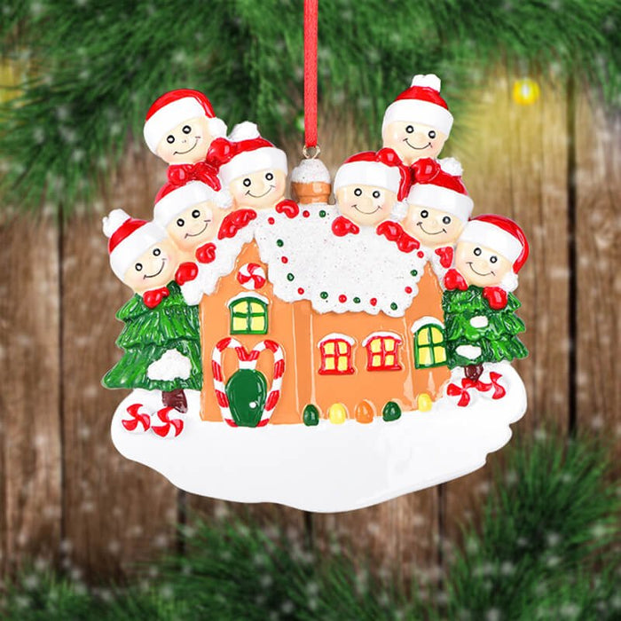 House Of Family Christmas Ornament 61546 - WholesaleOrnaments