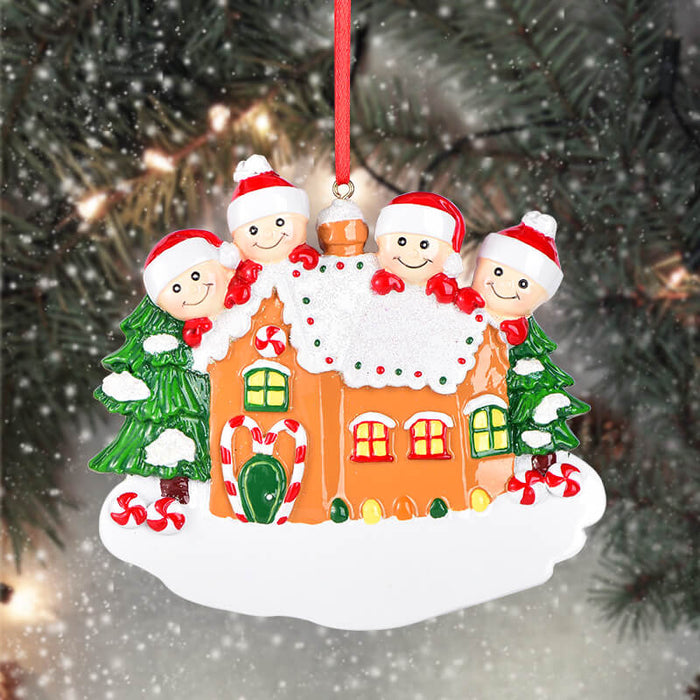 House Of Family Christmas Ornament 61546 - WholesaleOrnaments