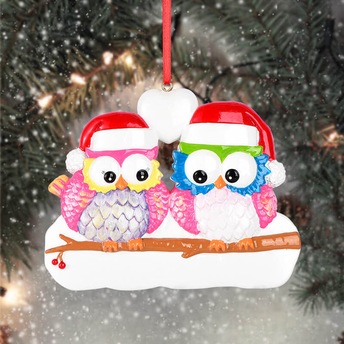 Owl Of Family Christmas Ornament 61535 - WholesaleOrnaments