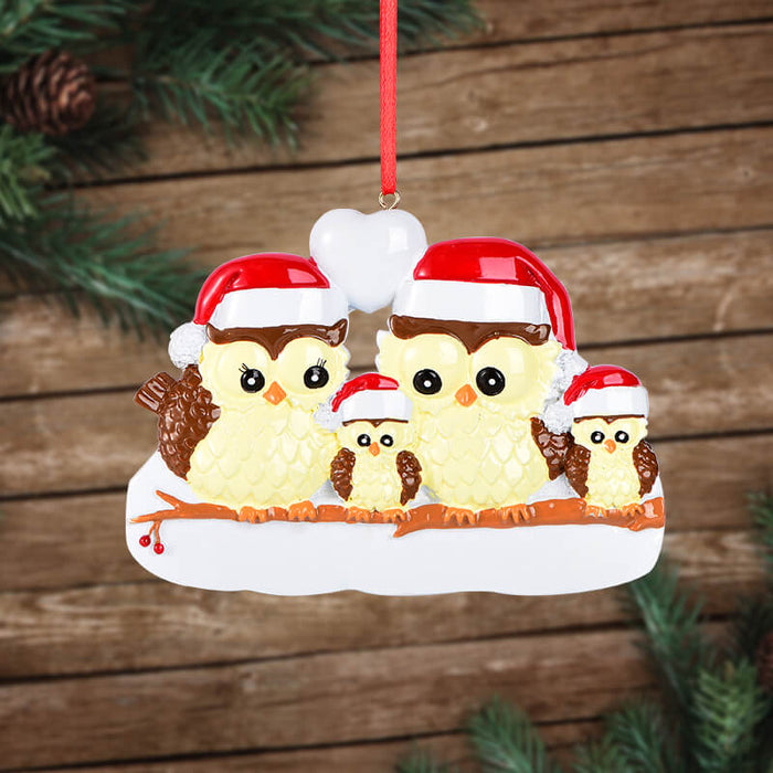 Owl Of Family Christmas Ornament 61537 - WholesaleOrnaments