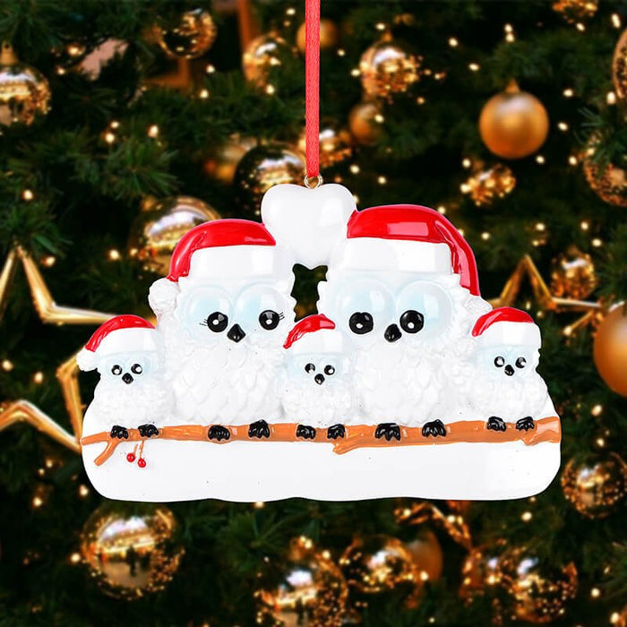 Owl Of Family Christmas Ornament 61541 - WholesaleOrnaments