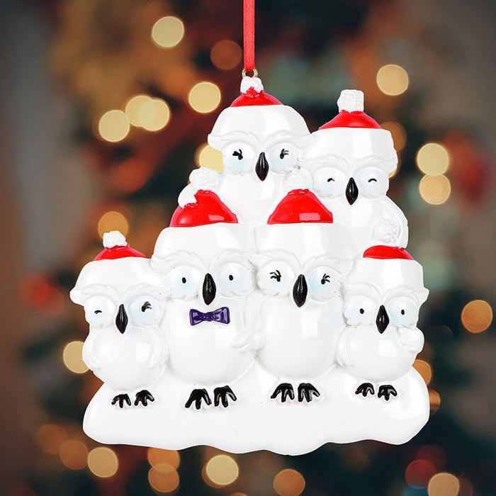 Owl Of Family Christmas Ornament 61566 - WholesaleOrnaments