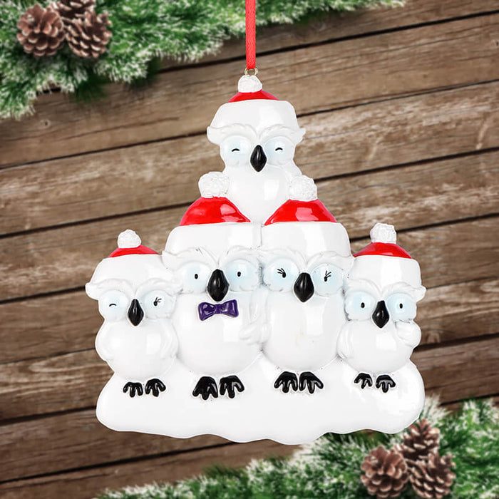 Owl Of Family Christmas Ornament 61566 - WholesaleOrnaments