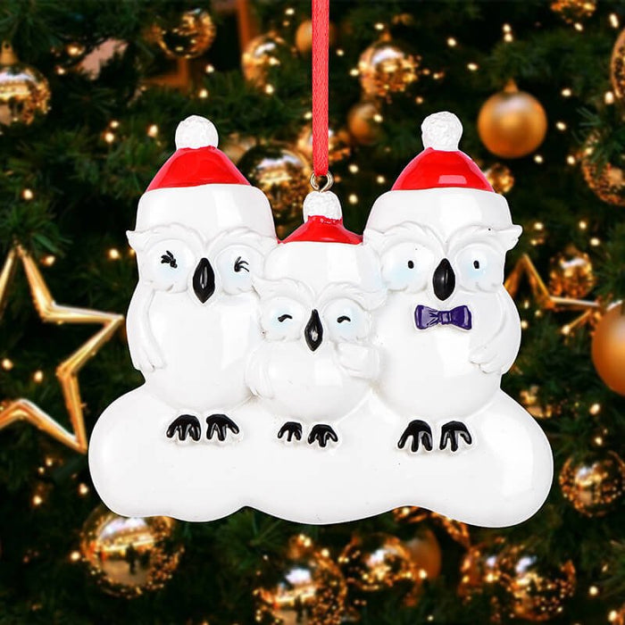 Owl Of Family Christmas Ornament 61566 - WholesaleOrnaments