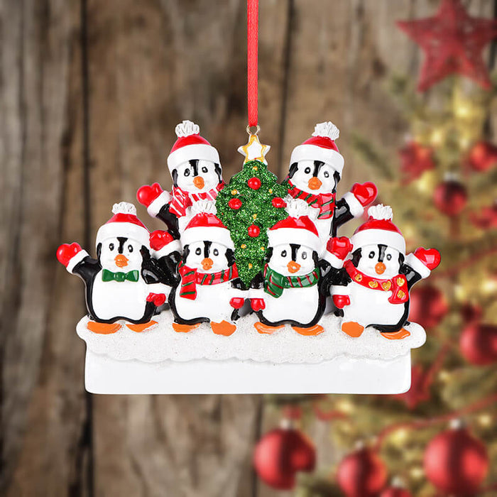 Penguin Of Family Christmas Ornament 61531 - WholesaleOrnaments