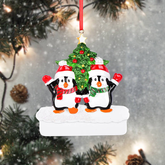 Penguin Of Family Christmas Ornament 61531 - WholesaleOrnaments