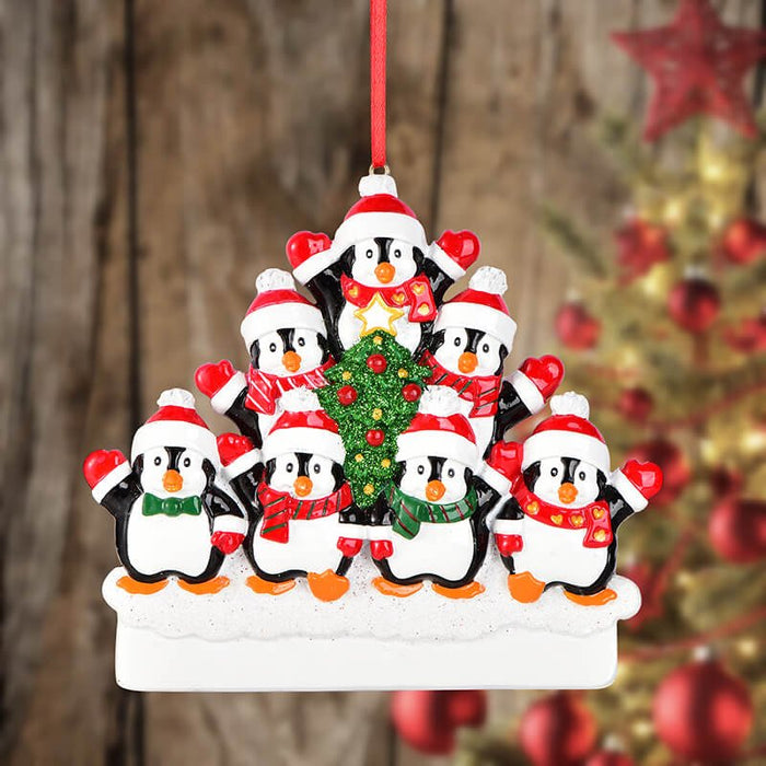 Penguin Of Family Christmas Ornament 61531 - WholesaleOrnaments