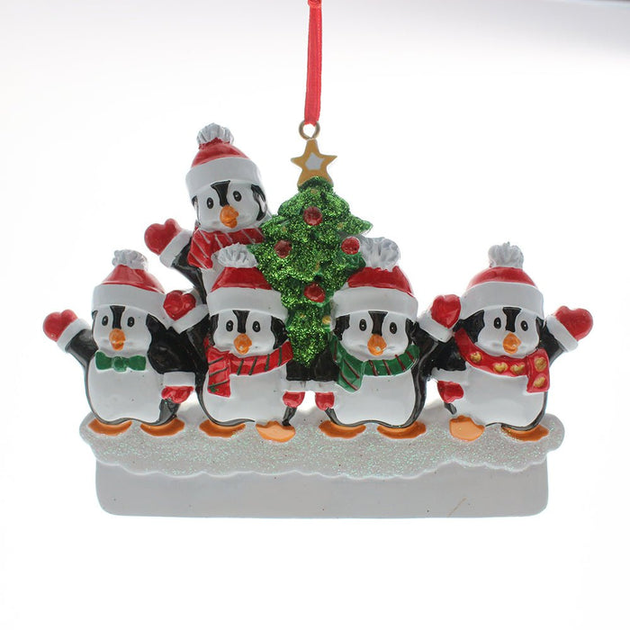 Penguin Of Family Christmas Ornament 61531 - WholesaleOrnaments