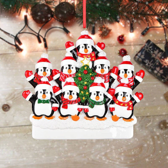 Penguin Of Family Christmas Ornament 61531 - WholesaleOrnaments