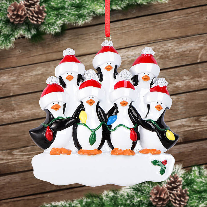 Penguin Of Family Christmas Ornament 61532 - WholesaleOrnaments