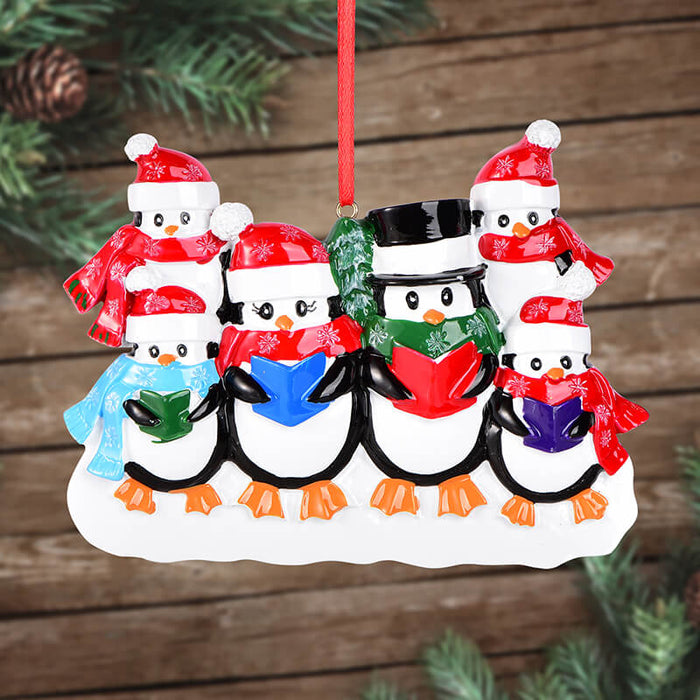 Penguin Of Family Christmas Ornament 61533 - WholesaleOrnaments