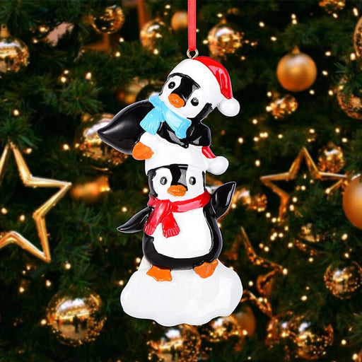 Penguin Of Family Christmas Ornament 61551 - WholesaleOrnaments