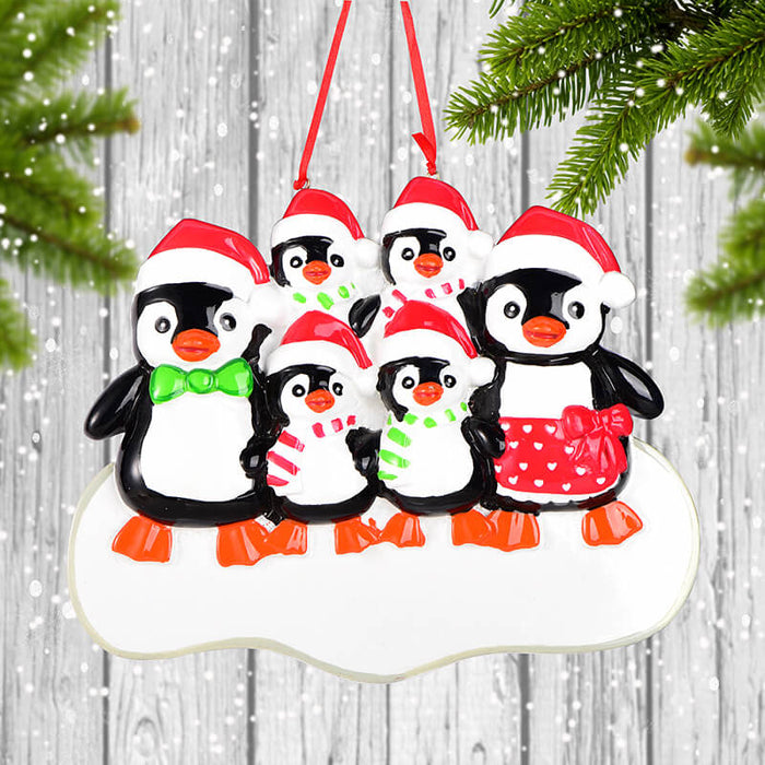 Penguin Of Family Christmas Ornament 61560 - WholesaleOrnaments