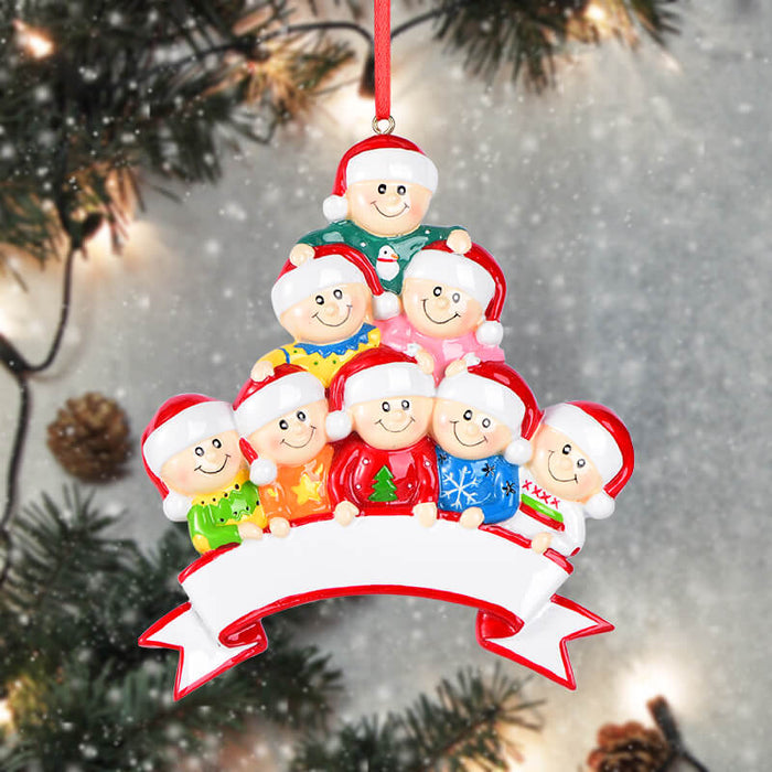 Personalized Family Christmas Ornament 61559 - WholesaleOrnaments