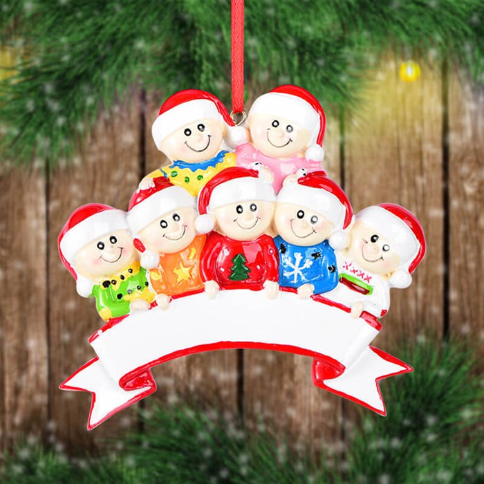 Personalized Family Christmas Ornament 61559 - WholesaleOrnaments