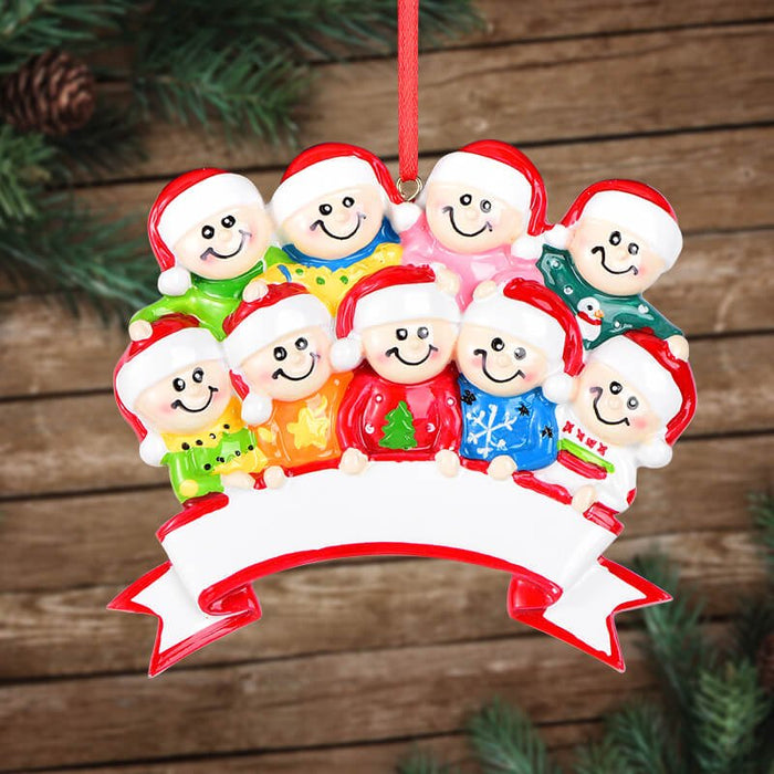 Personalized Family Christmas Ornament 61559 - WholesaleOrnaments