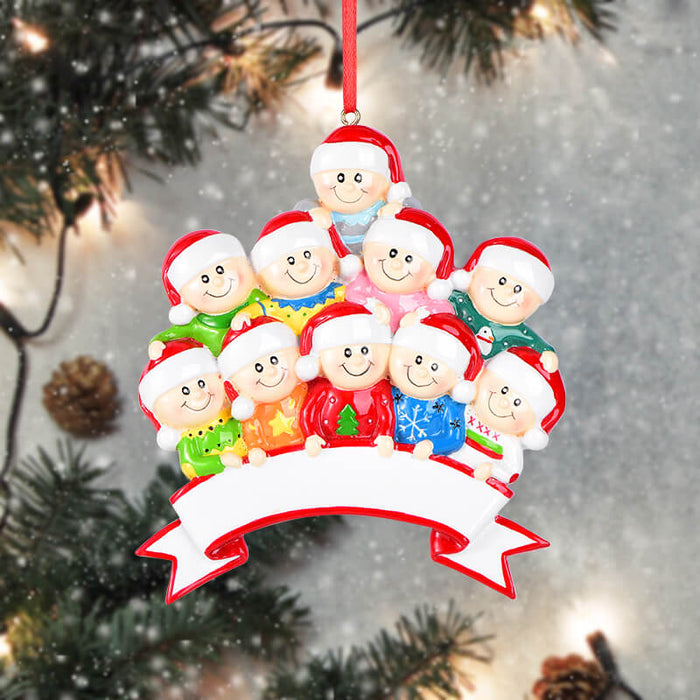 Personalized Family Christmas Ornament 61559 - WholesaleOrnaments