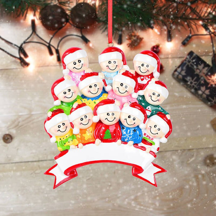 Personalized Family Christmas Ornament 61559 - WholesaleOrnaments
