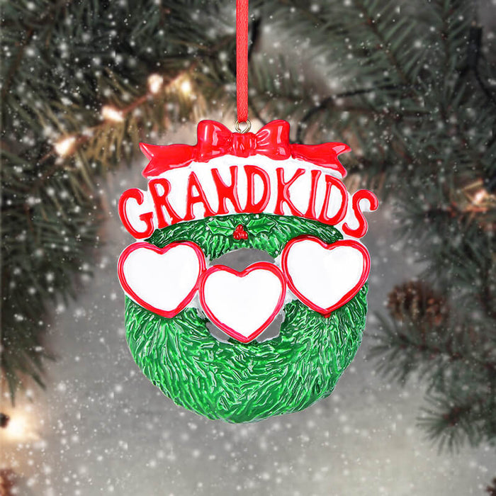 Personalized Family Grandkids Ornaments 61568 - WholesaleOrnaments