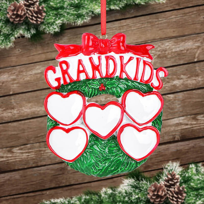 Personalized Family Grandkids Ornaments 61568 - WholesaleOrnaments