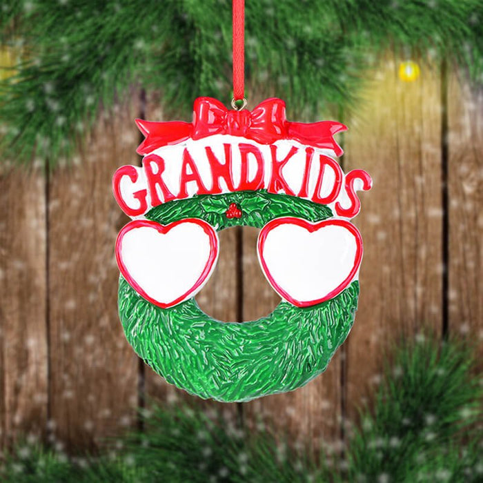 Personalized Family Grandkids Ornaments 61568 - WholesaleOrnaments