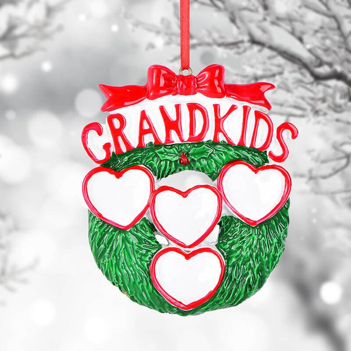 Personalized Family Grandkids Ornaments 61568 - WholesaleOrnaments