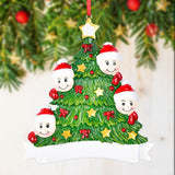 Personalized Resin Christmas Tree Of Family Christmas Ornament | WS6213 - WholesaleOrnaments
