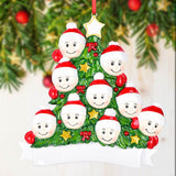 Personalized Resin Christmas Tree Of Family Christmas Ornament | WS6213 - WholesaleOrnaments