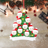 Personalized Resin Christmas Tree Of Family Christmas Ornament | WS6213 - WholesaleOrnaments