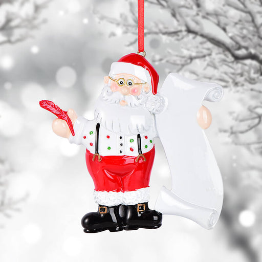 Personalized Santa Claus Christmas Ornament 61657 - WholesaleOrnaments