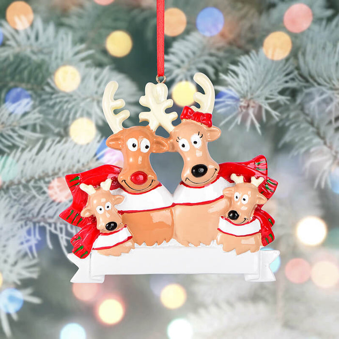 Reindeer Of Family Christmas Ornament 61538 - WholesaleOrnaments