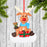 Reindeer with Gifts Christmas Ornament, Add a Name 61642 - WholesaleOrnaments