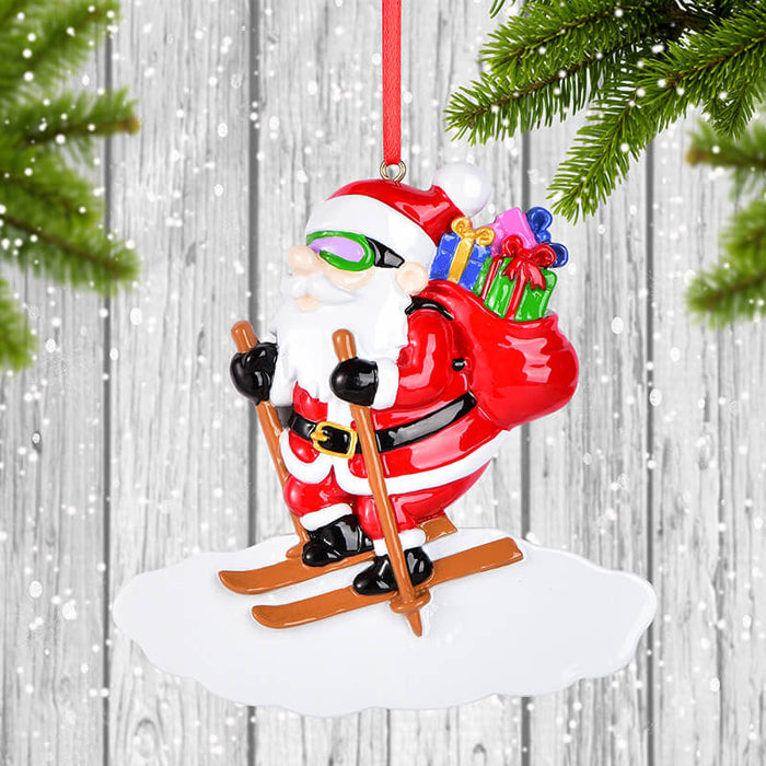 Santa Claus Christmas Ornament, Add Your Name 61647 - WholesaleOrnaments