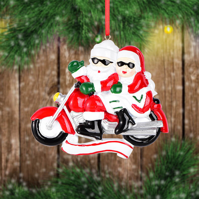 Santa Claus Of Couple Christmas Ornament61605 - WholesaleOrnaments