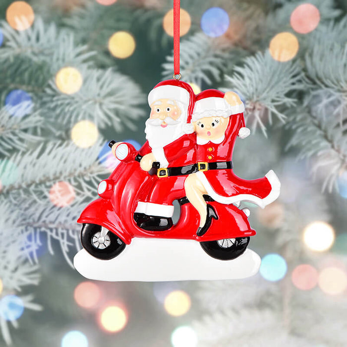 Santa clause Of Couple Christmas Ornament61619 - WholesaleOrnaments